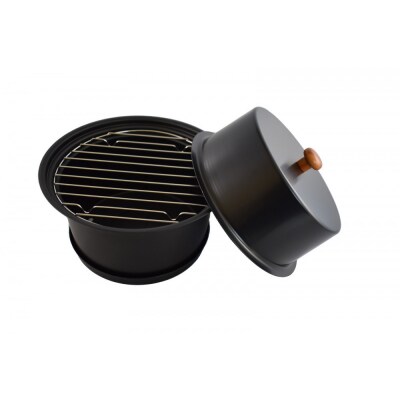 【グラファイトブラック】様々な熱源に対応可能なコンパクトアルミスモーカー