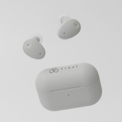 ANC完全ワイヤレスイヤホン final ZE300 GREIGE / ZE3000の小型モデル 