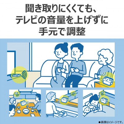 AUREX テレビ用スピーカー(ワイヤレス)AX-WST21(W)