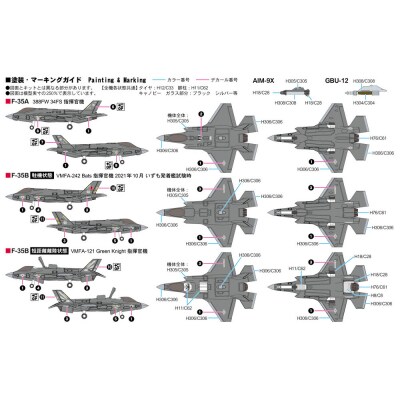 【S84】1/700 現用アメリカ軍用機セット4