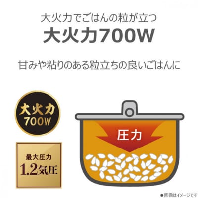 東芝 炊飯器 圧力IH 炊き分け機能 3.5合 RC-6PXX(W)