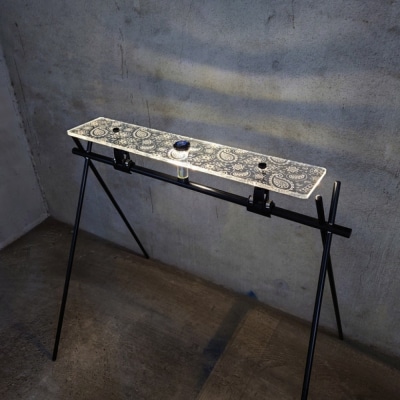 ゴールゼロ用シェード　ホールドギアラック　1個　アウトドア　川崎市自社工場一貫生産品【ペイズリー】