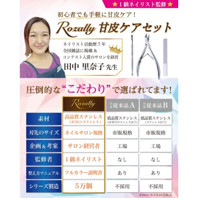 【ネイリスト監修】 キューティクルニッパー 甘皮ニッパー　【kw0286-0022】