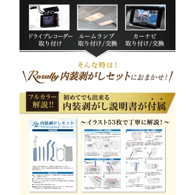 【自動車整備士が監修】 内張剥がし 車 内装 リムーバー　【kw0286-0031】