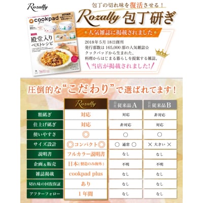 【雑誌掲載モデル】 包丁研ぎ器 包丁シャープナー 砥石　【kw0286-0034】
