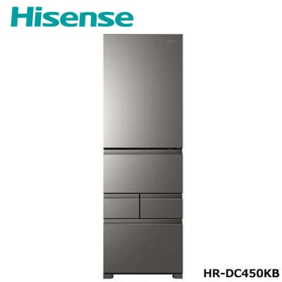 ハイセンス 【標準設置費込み】冷蔵庫 5ドア 450L 右開き HR-DC450KB