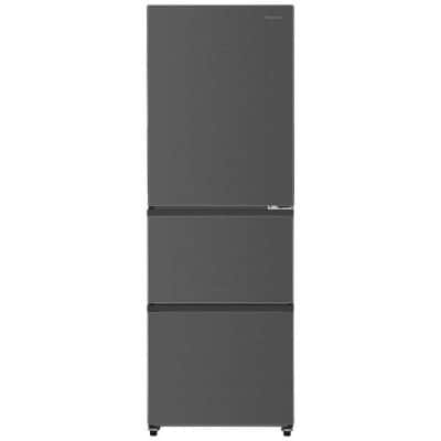 ハイセンス 【標準設置費込み】冷蔵庫 3ドア 358L 右開き  ブラック HR-GC360KB