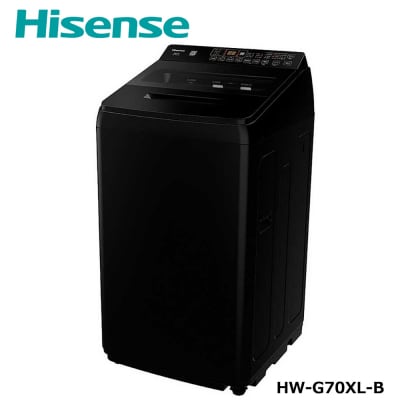 ハイセンス 【標準設置費込み】全自動洗濯機 洗濯7.0kg  ブラック HW-G70XL-B