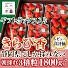 完熟☆濃く甘いちご『きらぴ香』 合計1800g以上! ※静岡限定品種