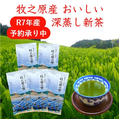 牧之原産 おいしい新茶「牧之原の雫」100g×5袋セット