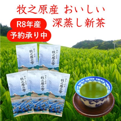 牧之原産 おいしい新茶「牧之原の雫」100g×5袋セット
