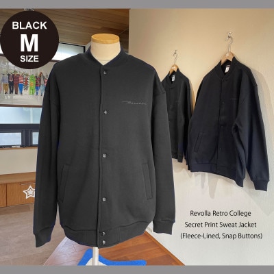【ブラック・M】 シークレットプリントジャケット
