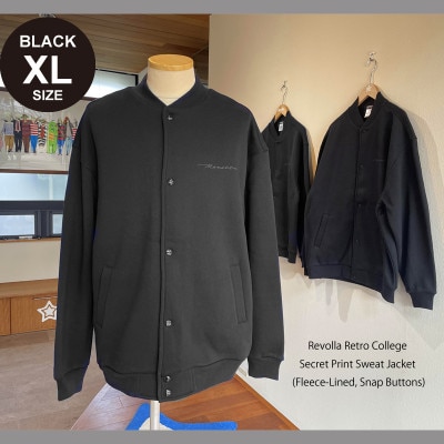 【ブラック・XL】 シークレットプリントジャケット
