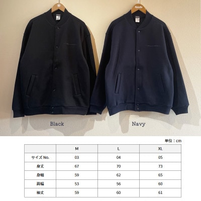 【ネイビー・L】 シークレットプリントジャケット