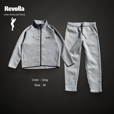 【グレー・M】Revolla アーバンスウィング ゴルフセットアップ