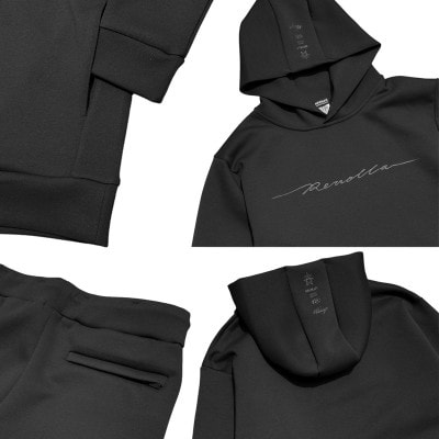 Revolla イケオジ リラックスセットアップ 【ブラック・XL】