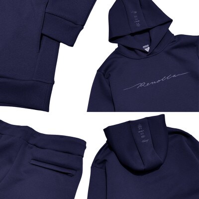 Revolla イケオジ リラックスセットアップ 【ネイビー・XL】