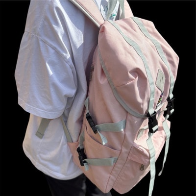 Revolla 軽量ナイロン マウンテンリュック 男女兼用 21リットル【ライトピンク】