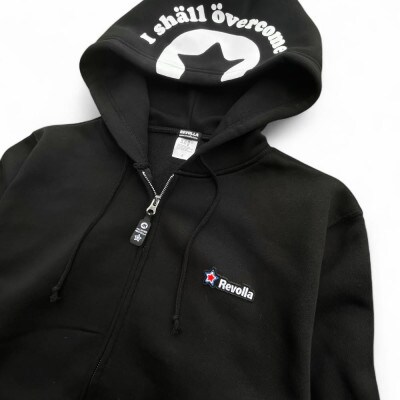 Revolla ふっくら暖かいジップパーカー&パンツ 男女兼用 【ブラック】【S】