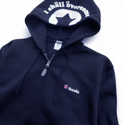 Revolla ふっくら暖かいジップパーカー&パンツ 男女兼用 【ネイビー】【L】