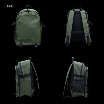 【カーキ】Revolla Secure Backpack 背面ポケット多収納リュック