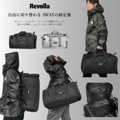 ボストン&ショルダー&リュック　3WAYゴルフバッグ【ブラック】