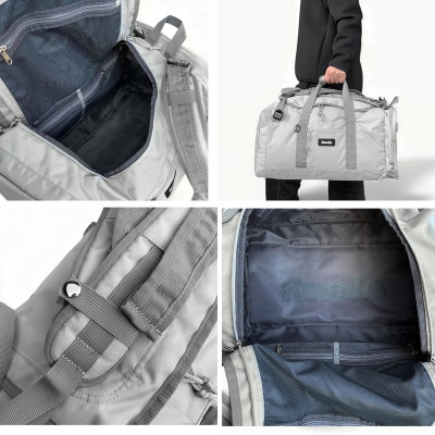 ボストン&ショルダー&リュック　3WAYゴルフバッグ【グレー】