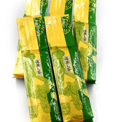 【訳あり】深蒸し茶(緑茶)　農家のまかない茶250g入り5本