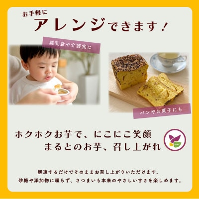 冷凍さつまいもペースト 計1.2kg 300g×4個