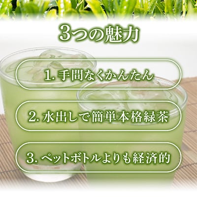 細なが～いアイデア緑茶ティーバッグ 500ml緑茶が180本作れるセット