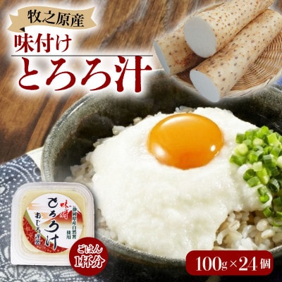 味付けとろろ汁 100g×24パック