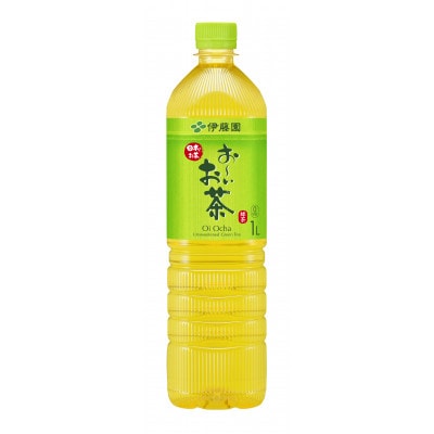 伊藤園 お～いお茶緑茶 スリムPET 1L×12本(1ケース)