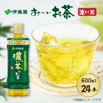 【機能性表示食品】伊藤園 お～いお茶濃い茶 PET 600ml×24本(1ケース)