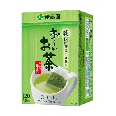 伊藤園 お～いお茶エコティーバッグ 抹茶入り緑茶 20袋×10セット(1ケース)