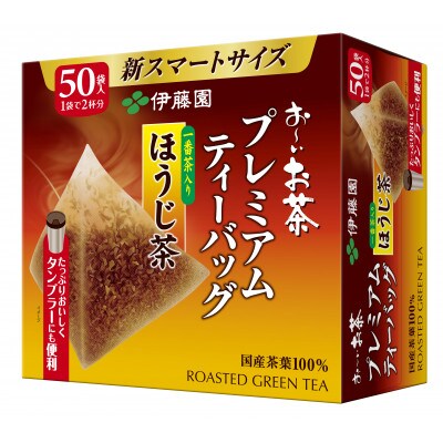 伊藤園 お～いお茶プレミアムティーバッグ 一番茶入りほうじ茶 50袋×5セット(1ケース)