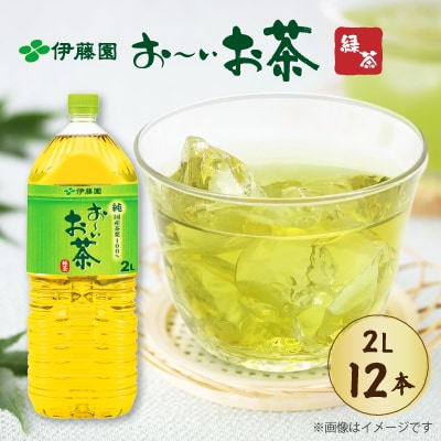 伊藤園 お～いお茶緑茶 PET 2L×12本(2ケース)【複数個口で配送】