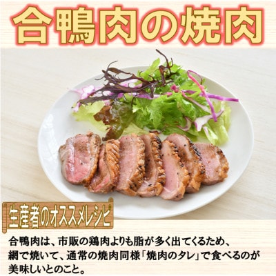 【先行予約】合鴨肉ブロック1kg+合鴨ガラセット