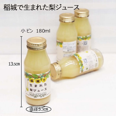 「稲城で生まれた梨ジュース」詰め合わせ