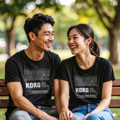 コルグ プレミアムTシャツ アナログシンセ(Mサイズ)