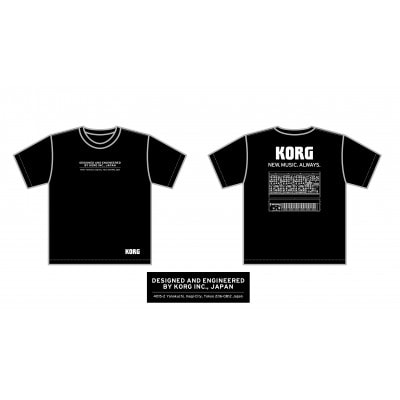 コルグ プレミアムTシャツ アナログシンセ/Backプリント(Mサイズ)