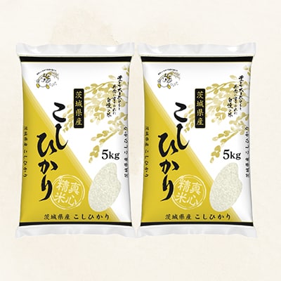 【令和7年産】代表的なお米　茨城県産コシヒカリ10kg
