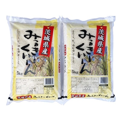 【毎月定期便】茨城県稲敷市産ミルキークイーン10kg(5kg×2)全3回
