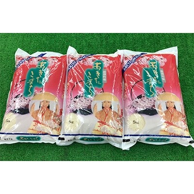 【令和元年産】あきたこまち(精米・15kg)