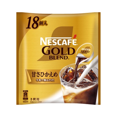 ネスカフェ ゴールドブレンド ポーション 甘さひかえめ 18個×12袋(合計216杯分)