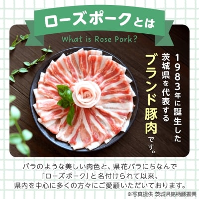 茨城県産銘柄豚【ローズポーク】小間切れ約3kg(200g×15パック入り)茨城県共通返礼品