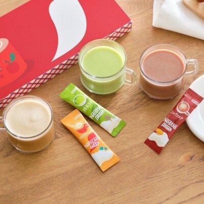 【残暑お見舞い】ネスカフェ ふわラテスティックコーヒー ギフトセット 3種(計24杯分)