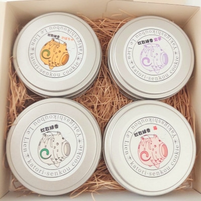 茨城県稲敷市蚊取線香クッキー4種セット