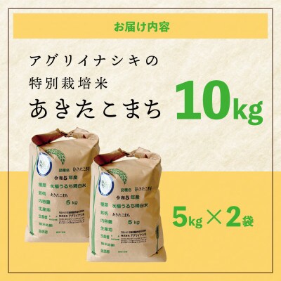 令和6年産　特別栽培米あきたこまち　10kg(5kg×2袋)