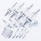 【岡田製作所】イシダイ竿用ガイドセット　クリスタルブルー(釣り具)