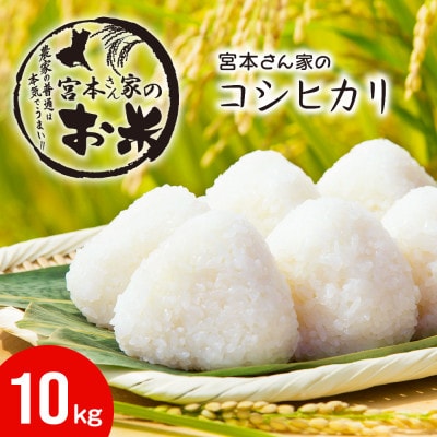 <令和7年産>茨城県稲敷市産コシヒカリ 精米10kg(5kg×2袋)